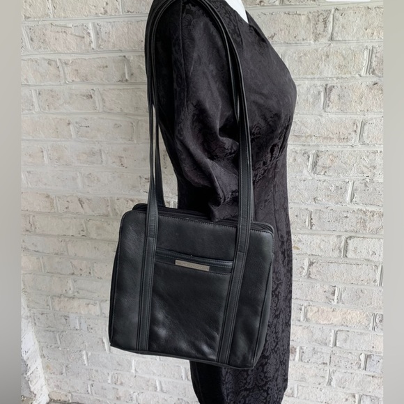 Hush Puppies Bags Hushpuppie Leather Black Shoulder Bag Purse